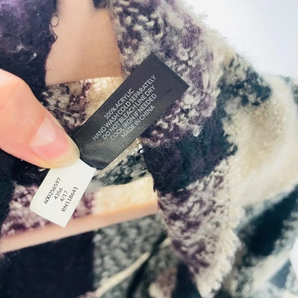 Lane Bryant‎ Open Fringe Blanket Cardigan One Size - Picture 6 of 7